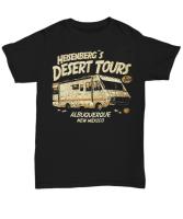 2019 Super Fashion Breaking Bad Heisenberg Desert Tours - Short Sleeve T-Shirt - Unisex Tee Custom Shirts Large Size XS-4XL-5XL-6XL