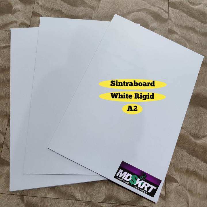 SINTRA BOARD A2 3MM RIGID white 5PCS./SET Lazada PH