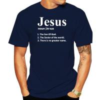 Jesus Definition Noun T Shirts Birthday Funny Unisex Graphic Fashion New Cotton Short Sleeve O-Neck Harajuku God T-shirt