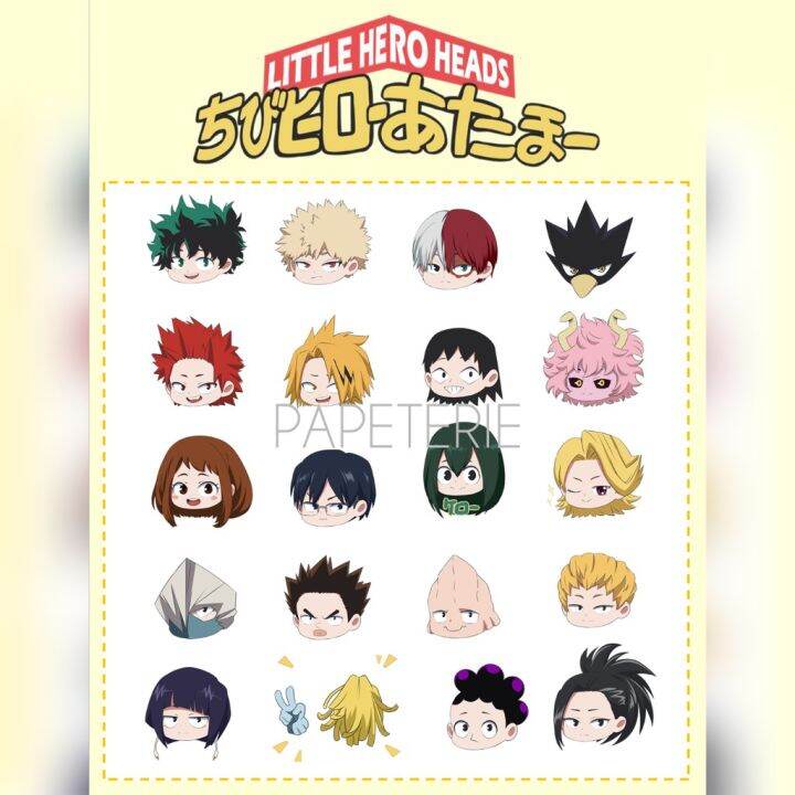 My Hero Academia Fanart Sticker Set [Boku no Hero Academia ] AFm ...