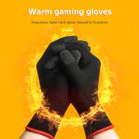 【jw】ↂ✖ 2PCS Sweat Proof Anti-slip Sensitive Thumb Sleeve Fingertip Gloves Game Accessories