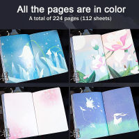 Luminous Journal Notebook Pretty Colorful Journals for Women Girls Gifts Personal Agenda Diary with 224 Pages Thick Paper Kawaii