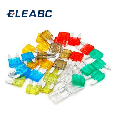 35pcs MIXED Mini Blade Fuse AUTO Car 5 7.5 10 15 20 25 30 AMP Fuses Accessories