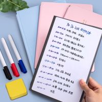 Erasable Weekly Planner Reusable A4/A5 Whiteboard Notebook Memo Pad With Whiteboard Pen Erasing Cloth Writing Board