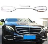 Mgs7ร้อน!!กระจังหน้าขอบกันชนโครเมียม ABS ไฟตัดหมอกฝาครอบช่องแอร์สำหรับ Mercedes-Benz E Class E250 E200 W213 E300 E320 2016-2020