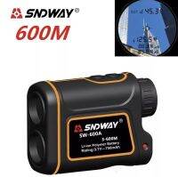 พร้อมส่ง SNDWAY SW-600A กล้องโทรทรรศน์เลเซอร์ Rangefinder 600เมตรกีฬากลางแจ้งการล่าสัตว์ปีนเขาระยะทางวัดเครื่องมือ