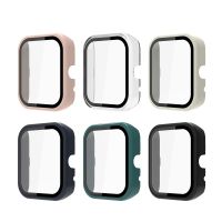 ☇№♕ G5AA Tempered Glass Film Case Screen Protector Full Coverage Cover Hard PC Frame Shell Smart Watch Housing For MaimoWatch