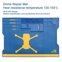 【YY】ESD Heat Insulation Soldering Working Mat Silicone Pad Desk Platform for Soldering Station Iron Phone Computer BGA Repair