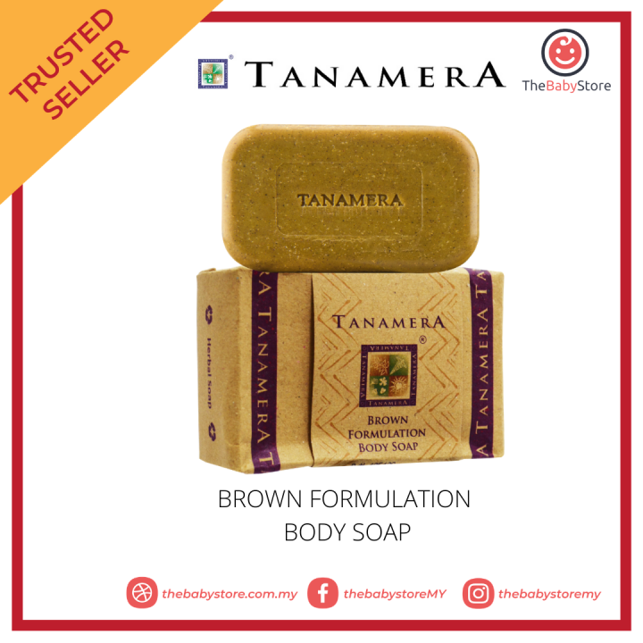 Original TANAMERA - BROWN FORMULATION BODY SOAP 125G | Lazada