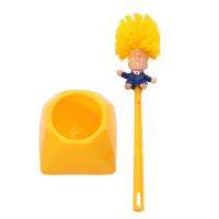 ☎◄ Creative Donald Trump Brush Toilet Supplies Brush Holders Wc Original Toilet Paper Bathroom Cleaning Accessories toilet brush