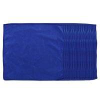 20Pcs Absorbent Microfiber Towel Car Care Home Kitchen Washing Clean Wash Cloth Blue