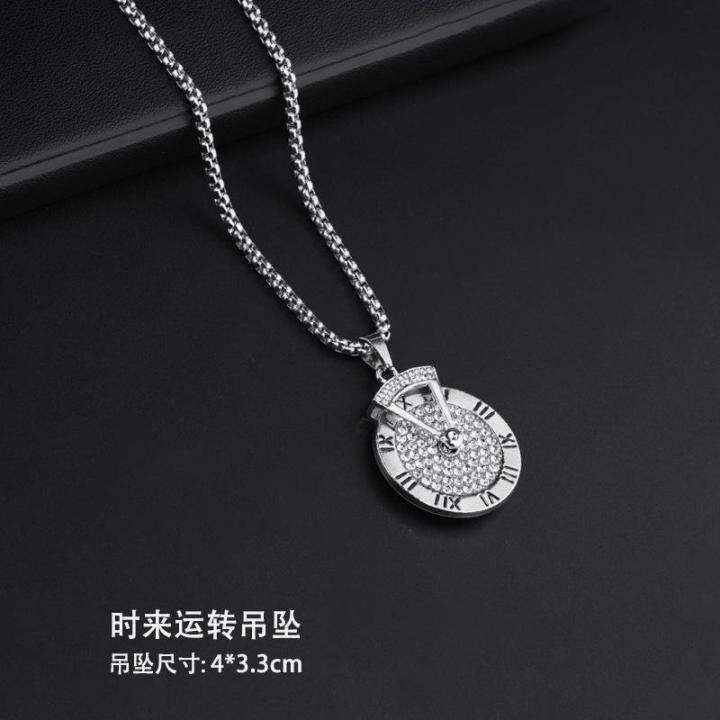 european-and-american-fortunes-digital-pendant-fashion-women-long-necklace-men-simple-fashion-rotatable-sweater-chain-jewelry-94ge