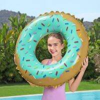 Bestway Summer Adult Donut Swimming Ring Thickened Beginners Equipment Childrens Large Inflatable Ring