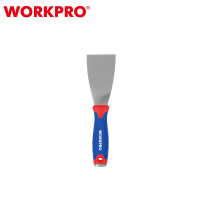 WORKPRO เกรียงโป๊วสเตนเลสแบบยืดหยุ่นด้ามพลาสติก ขนาด 40 มม. WP321009, 60 มม. WP321010, 80 มม. WP321011, 100 มม. WP321012, 125 มม. WP321013, 150 มม. WP321014