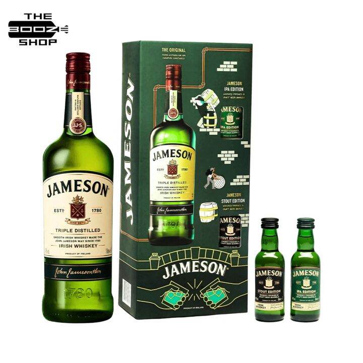 Jameson Original Irish Whiskey 1L Gift Pack Lazada PH