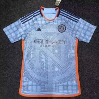 ﹊● 2324 Hot Mens Jersey New York City FC Home Football Jersey Blue Jersey Short Sleeve Tops Football/Soccer Jersey Shirt Size S-2XL New York City FC Men Jersey Tops