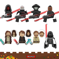 WUHUI 8PCS Star War The Last Jedi Minifigures Toy Building Kit Toys Building Blocks Commander Gerry Jerry Building Bricks For Preschool Children อายุ3 + ของเล่นเด็กเข้ากันได้กับทุกยี่ห้อ