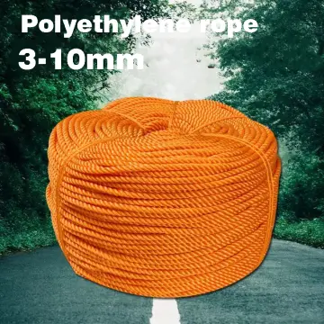 5/10/20meters 5/10/20meters length 10 Colors Diameter 3mm Hiking Camping  Equipment Paracords 550 Rope Lanyard Tent Ropes Paracord Cord Survival kit  ORANGE 10METERS 