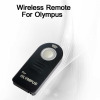 Wireless IR remote control for Olympus E450/E650/E520E/E420/E1/E10/E20/E30/E410 รีโมทชัตเตอร์ไร้สายสำหรับกล้อง Olympus (สีดำ)