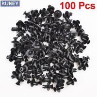 [HOT AIXUSACJWII 526] 100X8Mm Hole Auto คลิปรถกันชนประตู Trim แผงพลาสติก Rivets ด้านหน้า Dumper Fender Fastener Push Pin คลิป