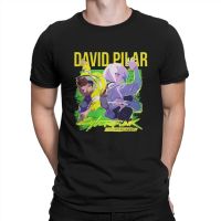 David Pilar Special Tshirt Japanese Anime Edgerunners Casual T Shirt Newest T-Shirt For Men