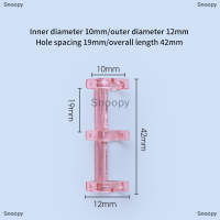 Snoopy คลิปหนีบใบหลวมขนาดเล็ก2ชิ้น, แหวนผูกมัด3วงแหวนพลาสติกสำหรับทำด้วยมือสมุดบันทึกประจำวัน