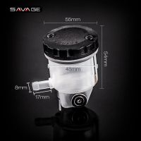 For KAWASAKI Z750 Z900RS Z1000 Z1000SX NINJA 1000 VERSYS ZZR1400 Front Brake Fluid Oil Reservoir Tank Cup Clear Motorcycle