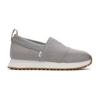 TOMS รองเท้าลำลองผู้หญิง สลิปออน รุ่น Resident 2.0 Drizzle Grey Heritage Canvas (CB) รองเท้าลิขสิทธิ์แท้