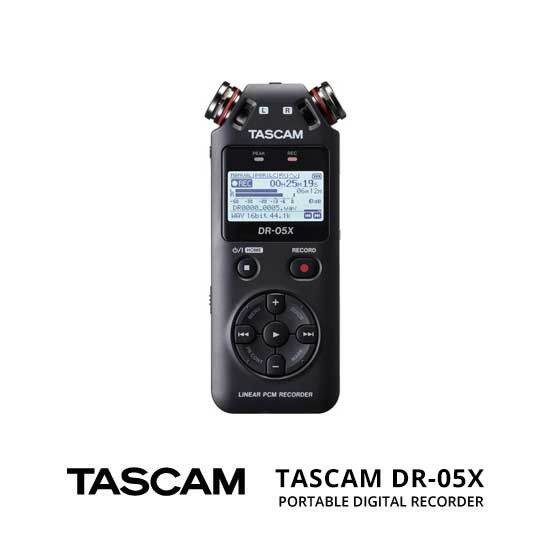 สินค้าขายดี-tascam-dr-05x-stereo-handheld-digital-audio-recorder-and-usb-audio-interface-เครื่องบันทึกเสียงดิจิตอล-รับประกันศูนย์-ที่ชาร์จ-แท็บเล็ต-ไร้สาย-เสียง-หูฟัง-เคส-ลำโพง-wireless-bluetooth-โทรศ