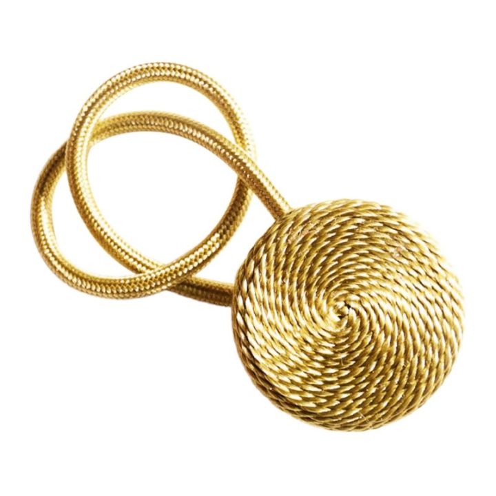 lz-trawe2-curtain-holder-catches-curtain-accessories-tieback-europe-style-brief-braided-round-magnet-magnetic-gold