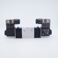 GOGOATC Pneumatic solenoid valve 3V220-06 3V220-08 Port 1/8" 1/4 inch 24V 12V DC 3/2 way control valve double coil Valves