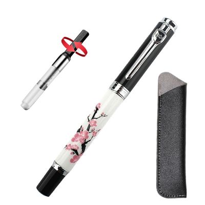 JINHAO 8802 Fountain Pen Handmade Beautiful F/M/Bent Fashion Writing Office Ink Pen Giftstationery