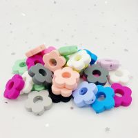 【DT】hot！ 50pcs Silicone beads Baby Teething nursing Crafts teething chew Beads Soother Chain Accessories