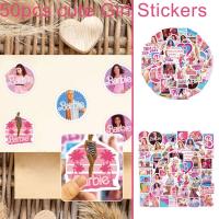 50 Movie Graffiti Stickers Personalized Decoration Stickers Guitar Notebook Waterproof DIY Luggage J8A2