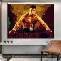 Boxing Star สร้างแรงบันดาลใจ Quotes บทคัดย่อ HUSTLE รถผ้าใบภาพวาดสีน้ำมัน Wall Decor, Modern Art โปสเตอร์พิมพ์สำหรับ Office และ Home 0919