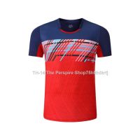 ✁☂ ✆►2021 New Sports T-shirt Breathable and Wicking Quick-drying Men and Women Badminton Sport Shirt