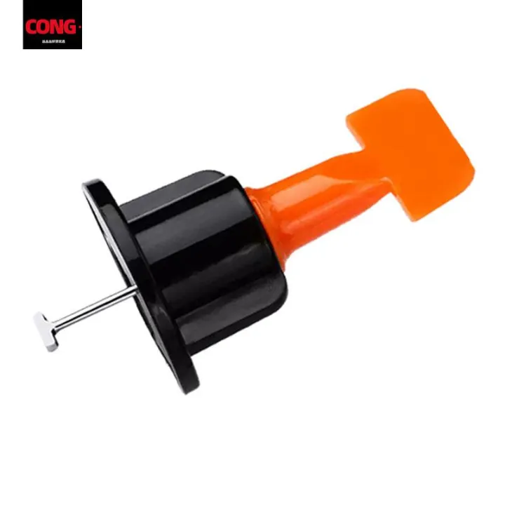 Tile leveler, leveling device, auxiliary tool for laying and sticking