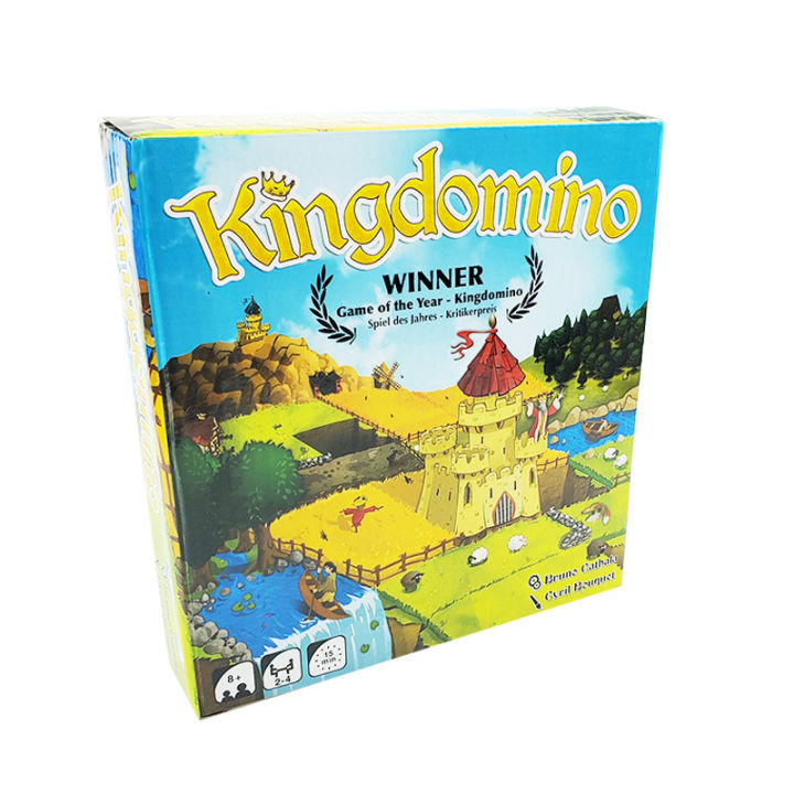 kingdomino-ได้รับรางวัลครอบครัวกระดานกลยุทธ์เกม