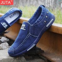 COD SDFGDERGRER JUTA Mens Flat Casual Comfortable Shoes Canvas Driver Shoes for