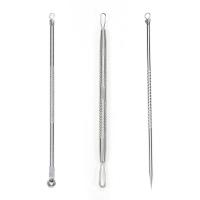 Stainless Steel Extractor Blackhead Remover Needles Dots Cleaner Acne Blemish Remover Needles Set Black Spot Pore Cleanser-Aluere