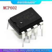 10ชิ้น MCP602 MCP602 I/p DIP8จุ่ม2.7V ถึง5.5V ร้องเพลงได้ของแท้ใหม่