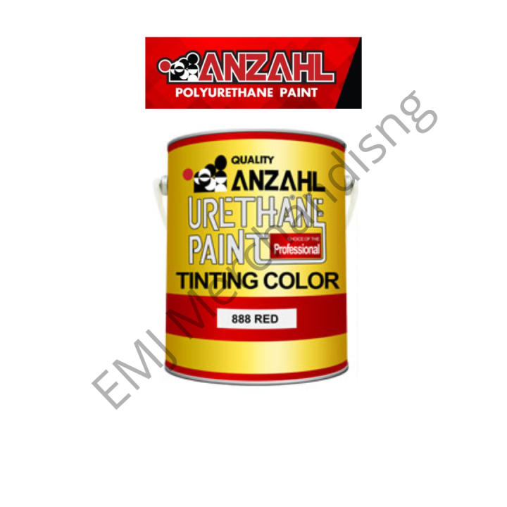Anzahl 888 Red, Pearl White and Flamingo Red Mica Urethane Paint with