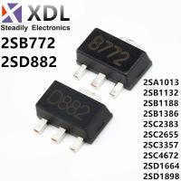 20PCS 2SB772 B772 SOT-89 2SD882 D882 2SA1013 2SB1132 2SB1188 2SB1386 2SC2383 2SC2655 2SC3357 2SC4672 2SD1664 2SD1898 SOT WATTY Electronics