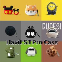 READY STOCK! Cute Cartoon for Havit S3 Pro Soft Earphone Case Cover