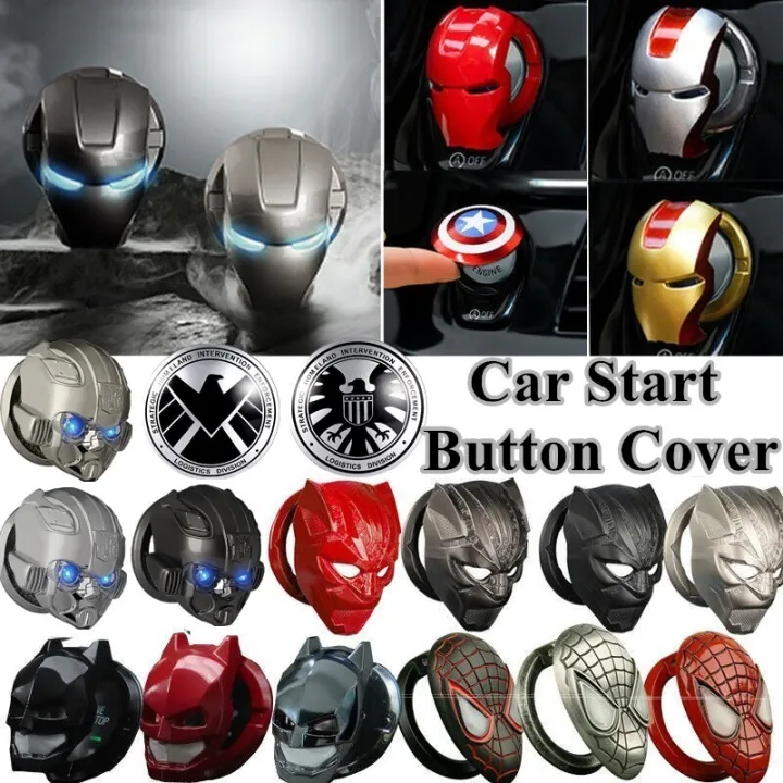 Universal Car Engine Start Stop Push Button Switch Decor Cover Car Accessories E - Foto 8