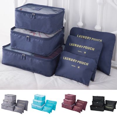 hot【DT】 6PCS Storage Set for Organizer Tidy Wardrobe Suitcase Shoes Packing