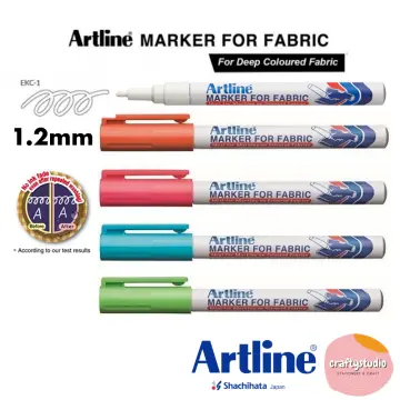Artline White Permanent Marker 2.3mm 
