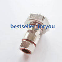 716 Din ชาย RF Staight Connector Clamp สำหรับทองแดงลูกฟูก12 "สาย Super Flexible