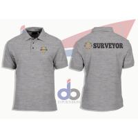 เสื้อยืดโปโล ลาย SURVEYOR Berling Geodesial Technique