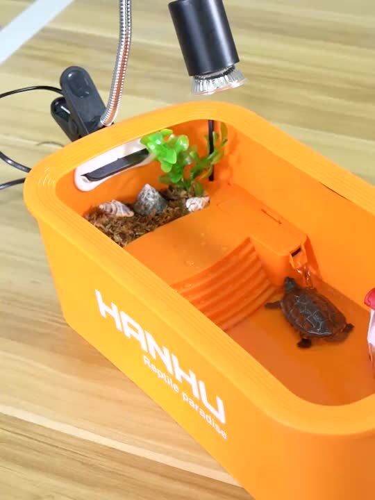 Aquarium turtle breeding special landscaping free water filter turtle